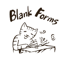 Blank Forms T-Shirt (navy blue)