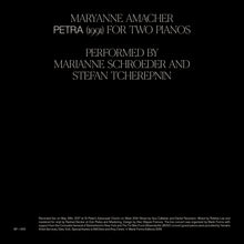 Maryanne Amacher: Petra